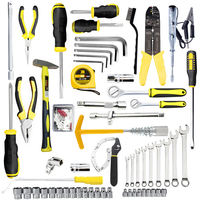 Ensemble d'outils de réparation automobile professionnels en acier au chrome-vanadium, 109 pièces, clés, pinces, tournevis, douilles