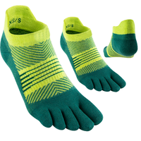 Chaussettes à 5 doigts pour hommes, en coton, respirantes, pour le sport
