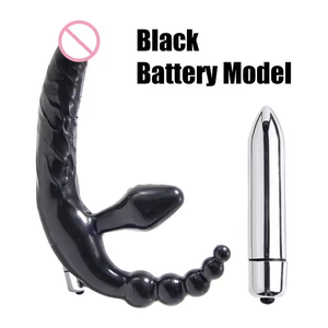 Strapless <span class=keywords><strong>Strapon</strong></span> Dildo Vibrator Anale Kralen Voor Vrouwen Of Lesbisch Gebruik - Product Image 3
