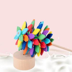 Juguete Educativo Montessori de Madera Real Giratorio con Diseño de Piruletas, Serie de Números de Fei, para Desestresar, para Niños de 6+ Años - Product Image 2