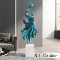 Statue de poisson Feng Shui en résine, poisson rouge, vente en gros, décoration d'intérieur, sculpture de poisson volant, poisson combattant, décoration d'intérieur DIY