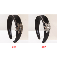 Diadema Vintage Barroca con Pedrería Floral, Diseño Irregular con Textura, Accesorio de Cabello de Lujo para Peinados Diarios