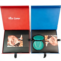 Boîtes d'emballage rigides pour aligneurs dentaires personnalisés avec logo de clinique dentaire, ensembles d'aligneurs, boîtes d'emballage en papier avec sac en papier