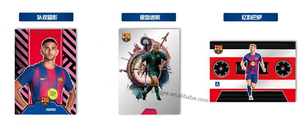 การ์ดเซ็นชื่อ YYing 2025-2026 ดาคา บาร์เซโลน่า เมสซี่ ซัวเรซ เนย์มาร์ โรบิโน่ การ์ดสะสมนักฟุตบอลชื่อดังระดับท็อป กล่องกระดาษ - Product Image 4