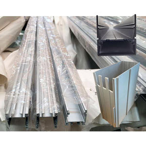 6063 profilo <span class=keywords><strong>architrave</strong></span> led in alluminio, profilo decorativo in alluminio a led da parete, estrusione di alluminio a macchina fabrique led profil - Product Image 1