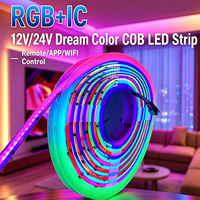 Bande LED RVBIC WS2811 adressable 576 LED, basse tension, pixels pleine couleur, contrôlables individuellement, couleur de rêve pour projets DIY