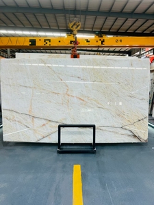 Losa de Cuarcita Blanca de Brasil, Piedra Natural de Lujo para Paredes, Encimeras, Decoración de Interiores de Villas - Product Image 3
