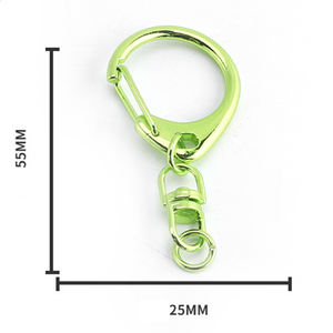 Luxury Metal Snap Ring Keychain for <b>Women</b> Handbags Purse <b>Accessories</b> C Buckle Zinc Alloy Custom Logo Gift Item - Product Image 4