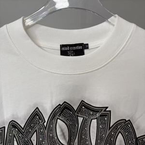Vente flash : Sweat-shirt à col rond surdimensionné rétro en coton 100% tissé et brodé, streetwear de haute qualité, hoodies MIXED EMOTION pour hommes - Product Image 3