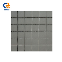 Carreaux d'intérieur modernes en porcelaine imitation métal, surface brillante, antibactériens, antidérapants, résistants à l'usure et aux acides, épaisseur 6 mm
