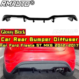 For Ford Fiesta ST MK6 2012-2017 Body Kit Rear Bumper Diffuser Rear Bumper <b>Splitter</b> Rear Bumper <b>Lip</b> Car Accessories - Product Image 2