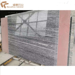 Đá tự nhiên bằng gỗ màu xám đá granit lớn tấm nửa tấm cắt theo kích thước cho gạch lát sàn cầu thang cột lan can tường ốp - Product Image 1