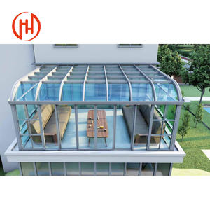 Pergola de jardin d'hiver <span class=keywords><strong>Solarium</strong></span> autoportant en aluminium Sun Room Glass Houses Custom Aluminum Profiles Exterior Sun room - Product Image 2