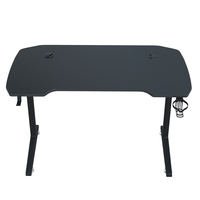 Bureau de jeu moderne Wquantum en acier inoxydable, réglable en hauteur, pour une utilisation à domicile ou au bureau