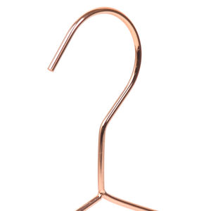 יצרן סיטונאי אופנה ועמיד מתכת זהב מתכת מתלה מכנסיים מתלה בגדים עם קליפס - Product Image 4