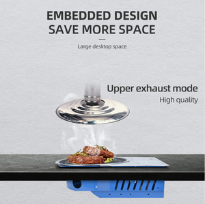 Griglia per Barbecue con griglia per interni senza fumo tavolo a propano butano costruito In Gas Barbecue Griller per ristorante coreano - Product Image 5