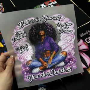 Adesivi DTF all'ingrosso a tema religioso, pronti da applicare, personalizzabili, in vinile PET lavabile, <span class=keywords><strong>per</strong></span> T-shirt - Product Image 4