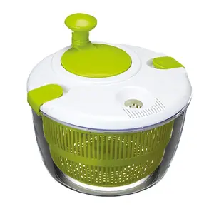 Pengering Salad Spinner sayur, penyaring penyaring untuk makanan buah, alat keranjang dapur rumah tangga