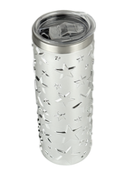 Nouveau modèle, série de gobelets à eau en plastique à texture étoilée, ensemble de cinq pièces avec paille, cadeaux d'affaires, réutilisables et écologiques, 24 oz