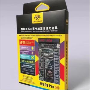 Carte d'activation de batterie W209 <span class=keywords><strong>Pro</strong></span> <span class=keywords><strong>V9</strong></span> pour iPhone 6-8 X XSMAX 11 12 13 14 15 <span class=keywords><strong>Pro</strong></span> Max <span class=keywords><strong>Xiaomi</strong></span> Samsung Circuit Board Testeur de charge - Product Image 2