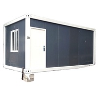 Maison en conteneur résidentielle détachable portable de 20 pieds Conception de ferme Garantie de 5 ans Utilisation de l'école de la chambre à coucher Préfabriqué