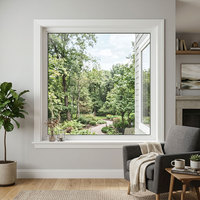 Fenêtres UPVC fixes P85 haute performance et faible entretien pour les applications de construction résidentielle neuve et de remplacement de fenêtres