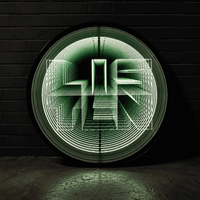 Enseigne personnalisée en acrylique avec miroir infini, boîte à lumière LED Abyss, affichage de lettres néon 3D pour la décoration murale des magasins, restaurants et bars