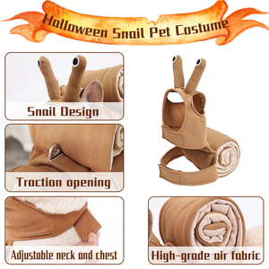 All'ingrosso Costume Cosplay di lumaca in poliestere per animali domestici estate inverno primavera Costume per animali domestici - Product Image 2