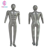Mannequin masculin gonflable en PVC durable, mannequin de corps entier