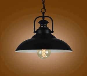 Lampada a Sospensione Decorativa Industriale <span class=keywords><strong>Vintage</strong></span> Multi-stile in <span class=keywords><strong>Metallo</strong></span> Nero E27 per Ristoranti e Bar - Product Image 3