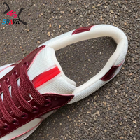 Zapatos Deportivos para Hombre y Mujer, Diseño Color Block con Cordones, Entresuela y Suela de Goma, Transpirables, Ligeros, con Amortiguación, Logotipo Impreso en 3D