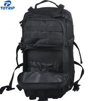 Sac à dos tactique vintage personnalisé pour hommes, en polyester, fermeture éclair, capacité de 36 à 56 L, dos à courbe physiologique, chasse