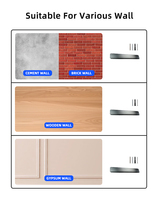 Nouveauté : Crochets de rangement de jardin double couche robustes pour outils de garage – Support mural multifonctionnel