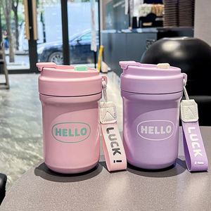 316 Stainless Steel Vacuum Insulated Coffee Cup Thickened Walls Portable Design for Students Modern Minimalism Home Office Use - Product Image 2