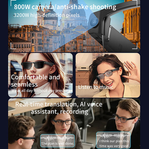Lunettes Intelligentes L802 avec IA, Caméra 8MP, Enregistrement Vidéo 1200P, Transfert WiFi, Verres Photochromiques Anti-Lumière Bleue - Product Image 3