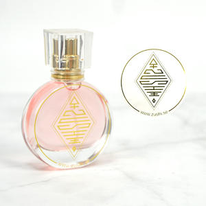 Stampa personalizzata impermeabile Logo cosmetico di lusso adesivo trasparente in lamina d'oro adesivo trasparente profumo adesivo rotolo etichetta della bottiglia - Product Image 2