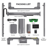 Atoms tack X70 A70 Pro 360W Laser gra vierer mit F60 Air Assist Kit 500x400MM 35W/70W CNC-Gravur schneide maschine für Metall holz