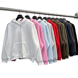 เสื้อฮู้ดซิปผู้ชาย สีเทา ทรงปกติ สีพื้น สวมใส่สบายๆ สำหรับฤดูใบไม้ร่วง เป็นมิตรต่อสิ่งแวดล้อม ระบายอากาศได้ดี ผลิตจากผ้าฝ้าย 100% เฟรนช์เทอร์รี่ - Product Image 5