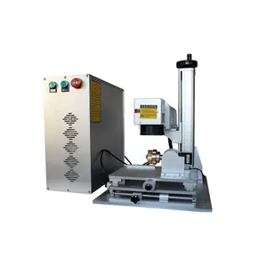 30W 50W Raycus JPT fiber laser optional rotary gold steel engraving cutting laser marking machine for metal