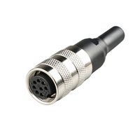 Connecteur d'aviation étanche en laiton M16 IP67 pour PCB aérospatiaux, 2345678 broches, 12 trous, 14/19/24 broches, mâle/femelle C091
