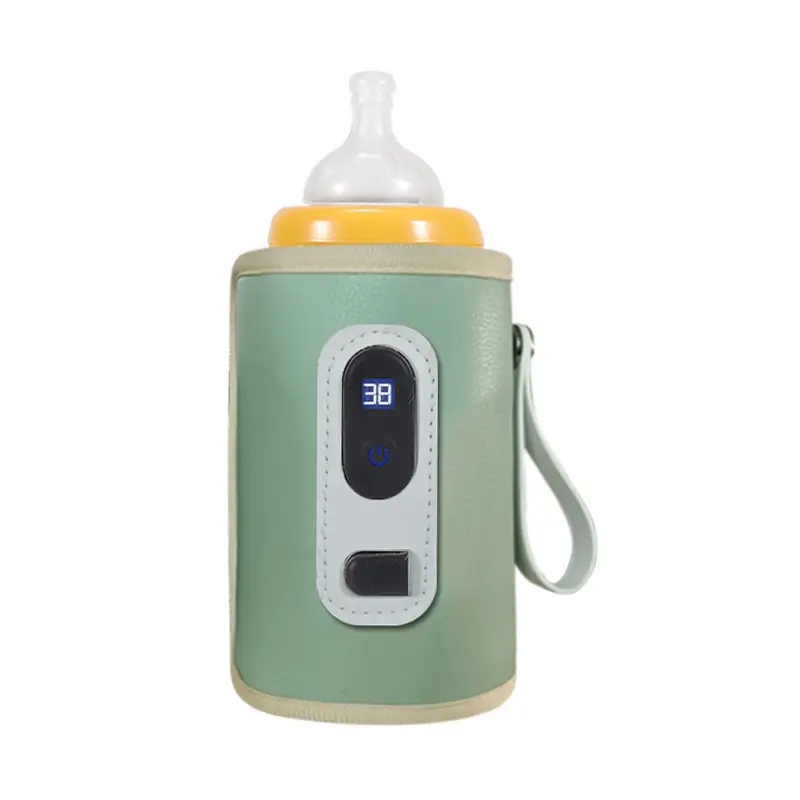 Pu Safety Material Portable USB Milk Water Warmer Stroller Insulated Bag Baby Nursing Bottle Heater