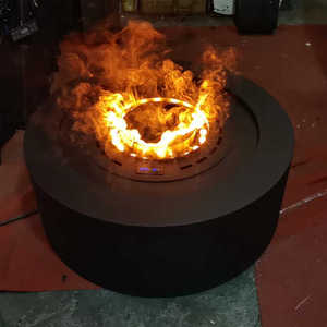 Chimenea eléctrica 3D personalizada, 100W, forma especial, cilíndrica, voz inteligente, independiente, AU, hogar, fuego <span class=keywords><strong>Artificial</strong></span> - Product Image 2