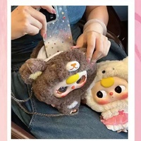 100% Original Adorables Poupées en Vinyle Décoratives 6 Pièces/Boîte Série de Sacs à Fermeture Éclair à Trois Têtes Géantes pour Bébés Boîtes Mystères pour Enfants