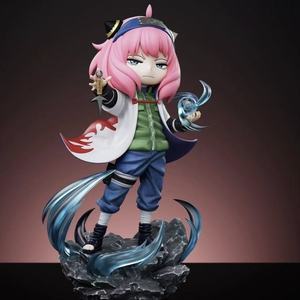 CHXU Spy X Family Anya Forger Cosplay <span class=keywords><strong>Itachi</strong></span> & Minato Anime <span class=keywords><strong>Figure</strong></span> Pokémon, Modellino da Collezione, Ornamento da Scrivania, Regalo - Product Image 1