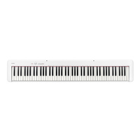 Casios CDP-S110WE Digital Piano, 88-Key Weighted Keyboard, Electronic Piano for Beginners, Kids, Adults and Music Examinations