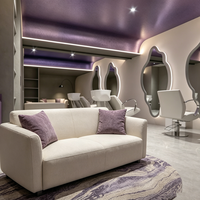 Miroir « Cloud » à LED intelligent avec cadre métallique pour salon de coiffure – Mobilier professionnel pour salons de coiffure