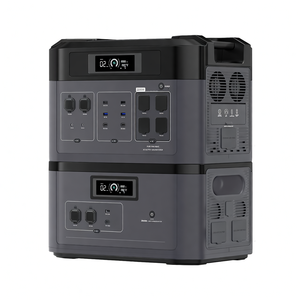 เครื่องกำเนิดไฟฟ้าพลังงานแสงอาทิตย์ BP2000 แบบขยายได้ 2048Wh 4000W คลื่นไซน์บริสุทธิ์ พร้อมเครื่องอัดอากาศ ใช้ได้กับรถยนต์ สถานีพกพา - Product Image 4