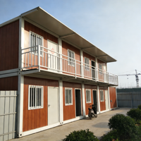 Ufficio Mobile per Cantieri e Modulo Dormitorio Temporaneo per Lavoratori, Casa Container Prefabbricata Smontabile
