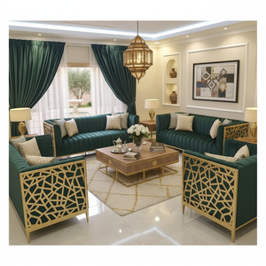 <b>Moroccan</b> <b>Sofa</b> Sedari <b>Moroccan</b> Jalsa <b>Moroccan</b> Salon Luxury U <b>Sofa</b> Set <b>Sofa</b> Wood Set Wooden Living Room Furniture Sets - Product Image 3