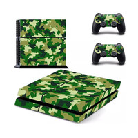 Autocollants décoratifs de camouflage de haute qualité SYY pour manette de jeu PS4, accessoires de jeu